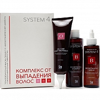 Система 4 Комплекс от выпадения волос Стандартный (шампунь 250 мл, маска 150 мл, сыворотка 150 мл) System 4